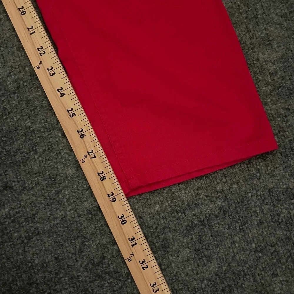 Dockers Chino Pants Men's 31x30 Red Wisconsin Badgers Golf Pants Chinos - Picture 7 of 12